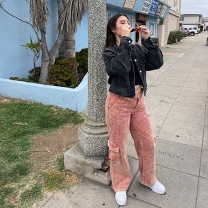 Urban Outifitters Corduroy Acid Wash Pants